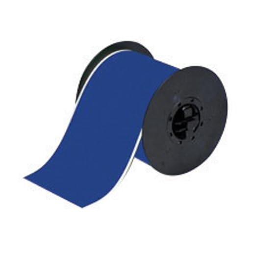 Brady B30C-4000-595-BL 100' Length x 4" Width, B-595 Vinyl, Blue BBP31 Indoor/Outdoor Tape