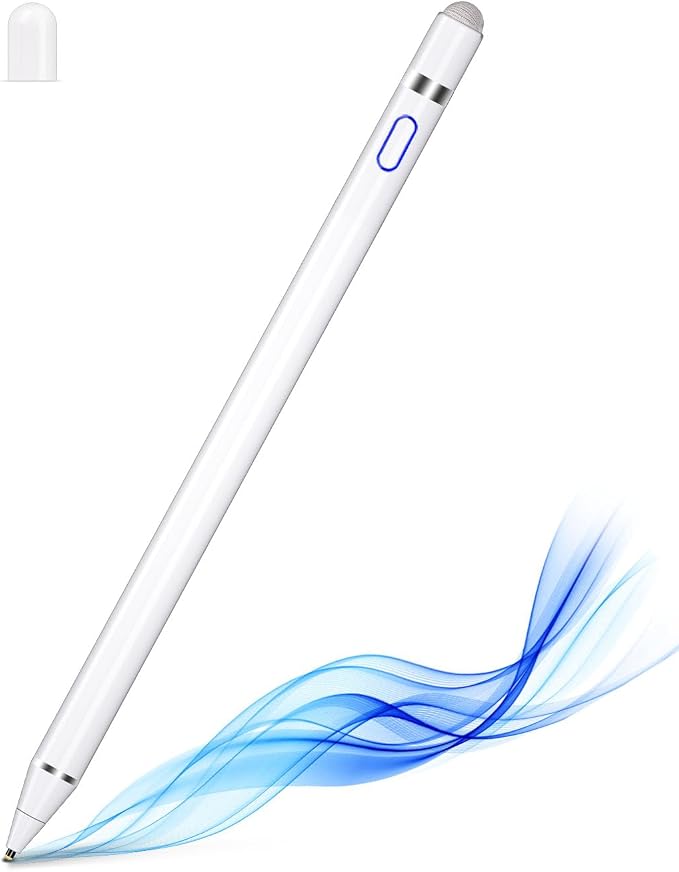 Active Stylus Pen for Touch ScreensDual Pen Tips for iOS &amp Android Drawing &amp WritingHigh Precise Digital Pencil for Apple iPhone 16/15/14/13/12/11/X/8iPad Air/Pro/MiniPhone/Tablet/Sam-sung