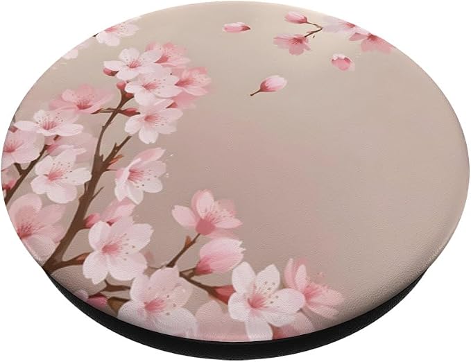 Sakura Pink Cherry Blossom Flowers PopSockets Adhesive PopGrip