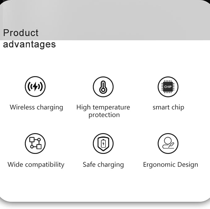Aoresac 15W Fast Charging Dock 3 in 1 Wireless Charging Station Smartphone Watch Earbuds Stand Holder with Anti Slip Design Indicator Light for Home Office Hotel Bar