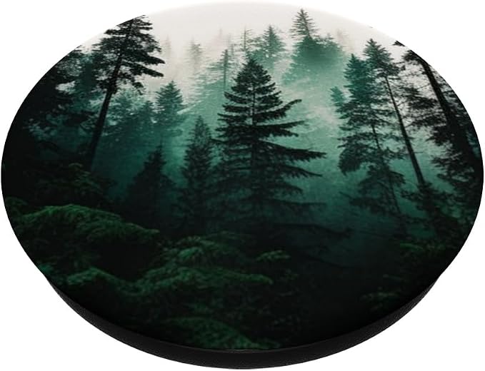 Forest Pine Tree Woods Green Nature Outdoor Explore PopSockets Adhesive PopGrip