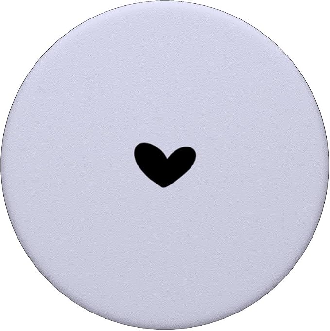 Cute Mist Heart Minimalistic PopSockets Adhesive PopGrip