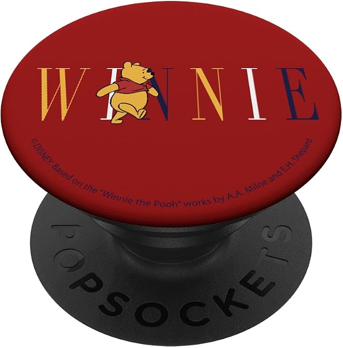 Disney Winnie The Pooh Winnie Text PopSockets Adhesive PopGrip