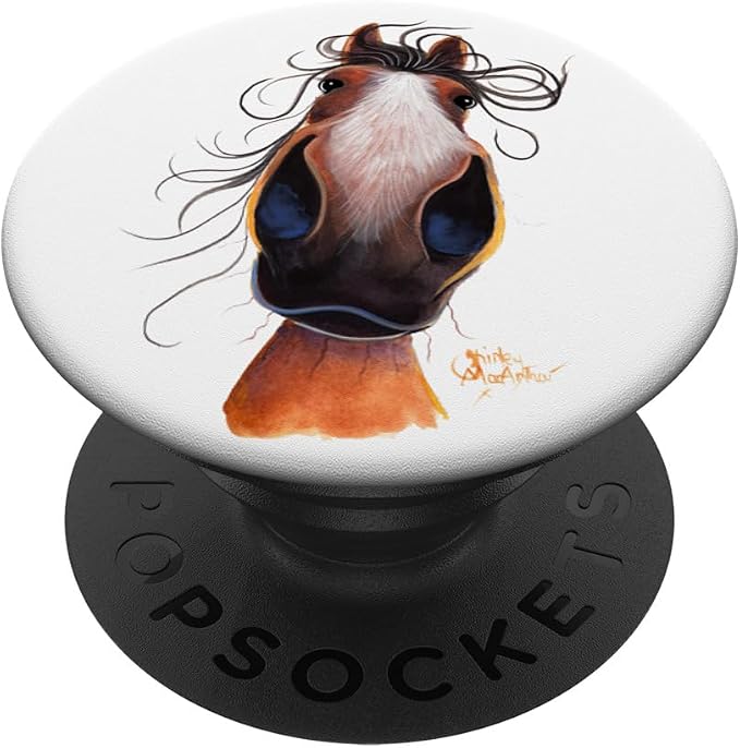 HoRSe PRiNT ANiMaL PRiNT ' FLaSH ' PopSockets PopGrip: Swappable Grip for Phones &amp Tablets PopSockets Adhesive PopGrip