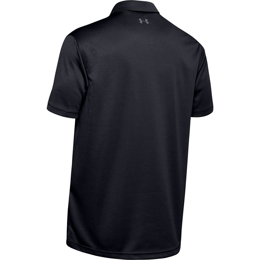 Under Armour Men's Tech Golf Polo , Black (001)/Graphite, XX-Large