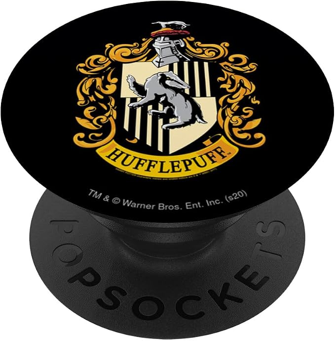 Harry Potter Hufflepuff House Crest PopSockets Adhesive PopGrip