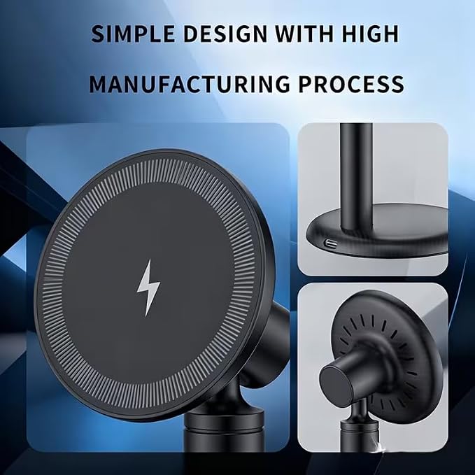 A New Magnetic Wireless Charger Featuring a 15W Fast Charging Outdoor FamilyBlack