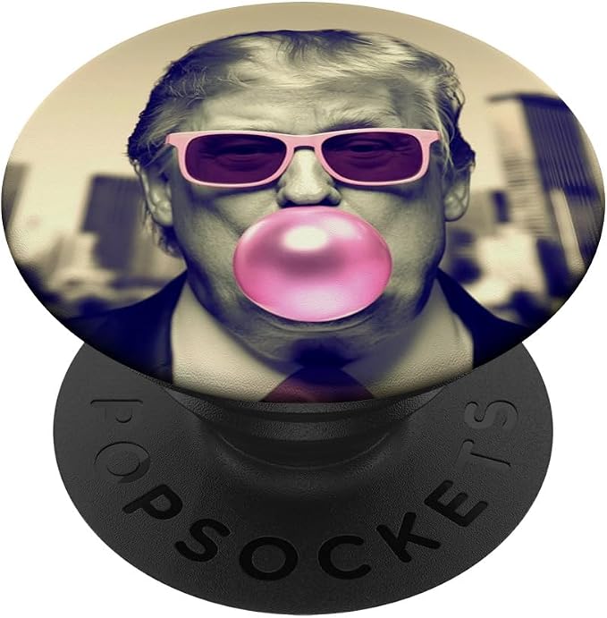 Pink Trump Bubble Gum PopSockets Adhesive PopGrip