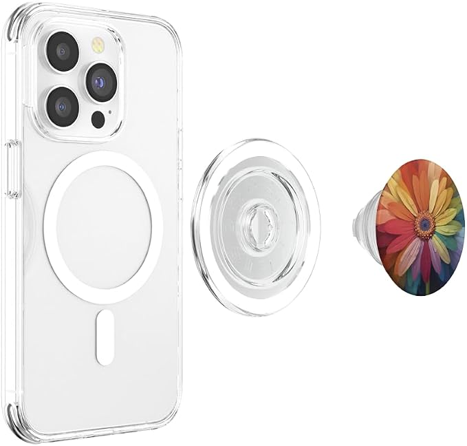 Colorful Daisy Flower Aesthetic Floral Lover PopSockets PopGrip for MagSafe