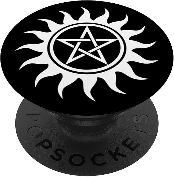 Anti Possession Pentagram Symbol PopSockets Adhesive PopGrip