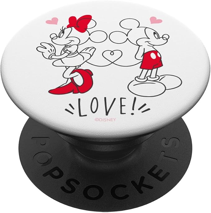 Disney Mickey and Minnie Love Hearts PopSockets Adhesive PopGrip