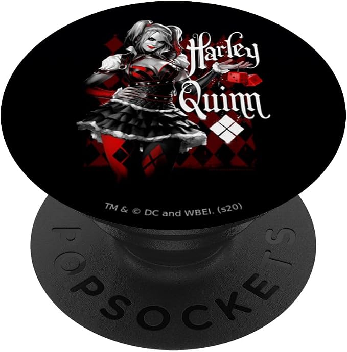 Batman: Arkham Knight Harley Quinn Dice PopSockets Standard PopGrip