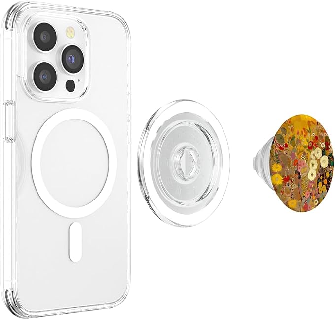 Art Nouveau Flowers Garden and Floral Nature Art PopSockets Adhesive PopGrip