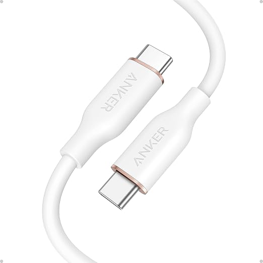 Anker USB C Cable 240W Type C Fast Charging (2-Pack 6 ft Black + White) | USB 2.0 for iPhone 17 / 16 / 15 Series MacBook Pro 2020 and More