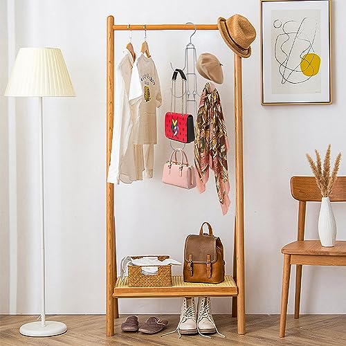1 Pack Purse Organizer for Closet, 4-Tier Hanging Bag Holder, Silver Metal Closet Organization Purse Hanger Backpack Rack Space Saving Hanger - size: 1 Pack 4-Tier