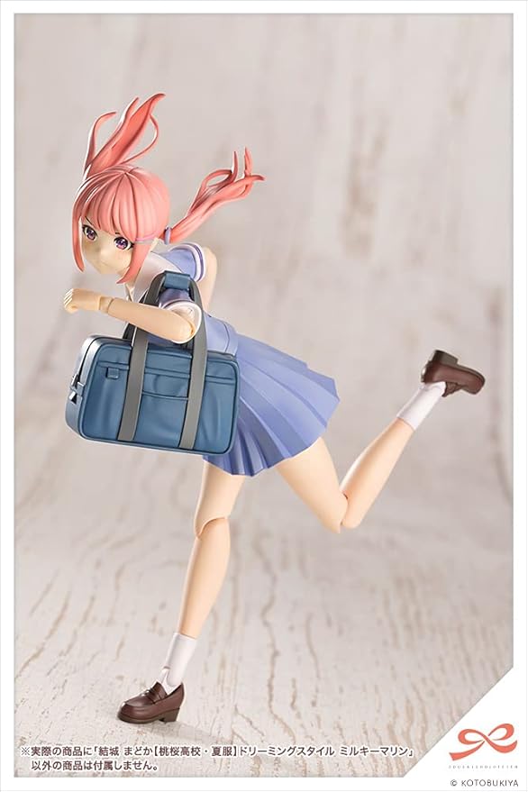 Kotobukiya Sousai Shojo Teien: Madoka Yuki (Touhou High School Summer Clothes) Dreaming Style Milky Marine Plastic Model Kit,Multicolor,JK022