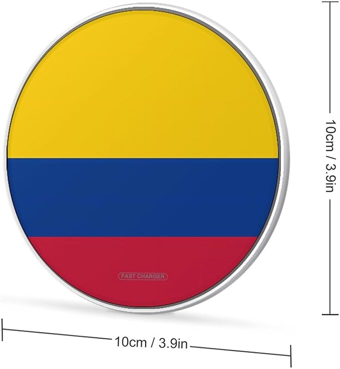 Colombian Flag Wireless Charger Portable Charging Pad | LightweightAll Smartphone