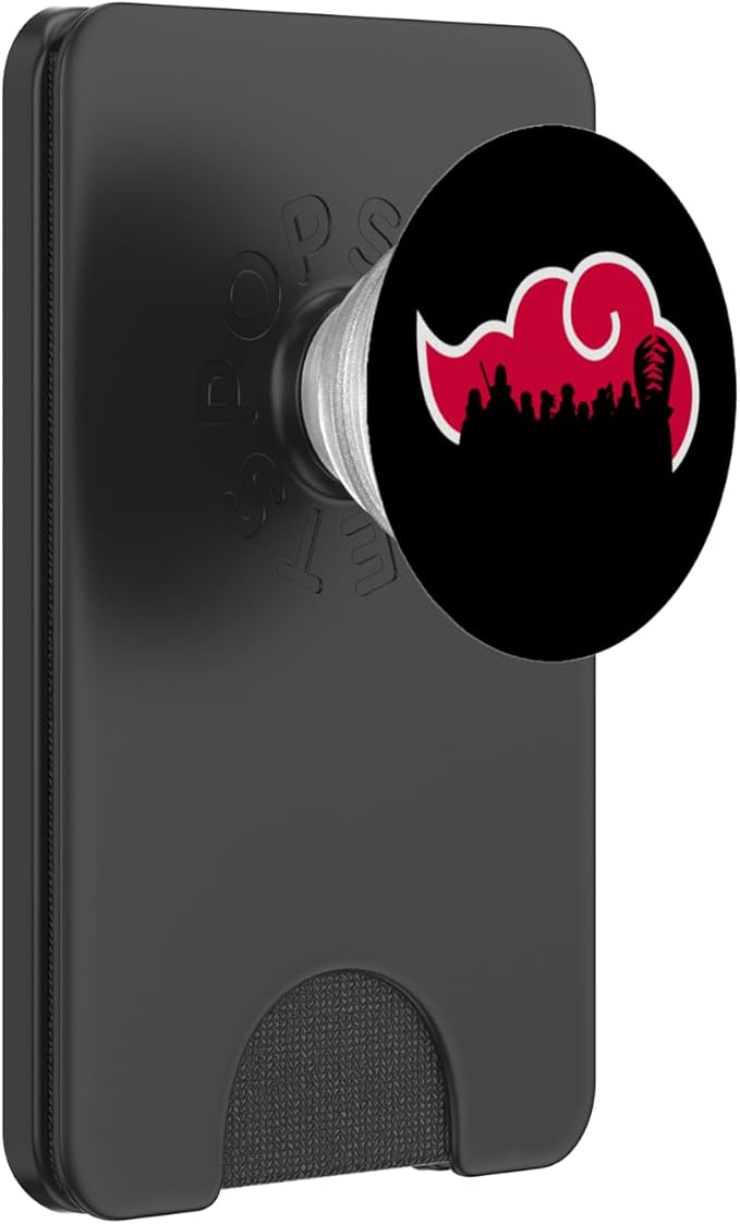 Naruto Shippuden Akatsuki Silhouette Anime PopSockets Adhesive PopGrip