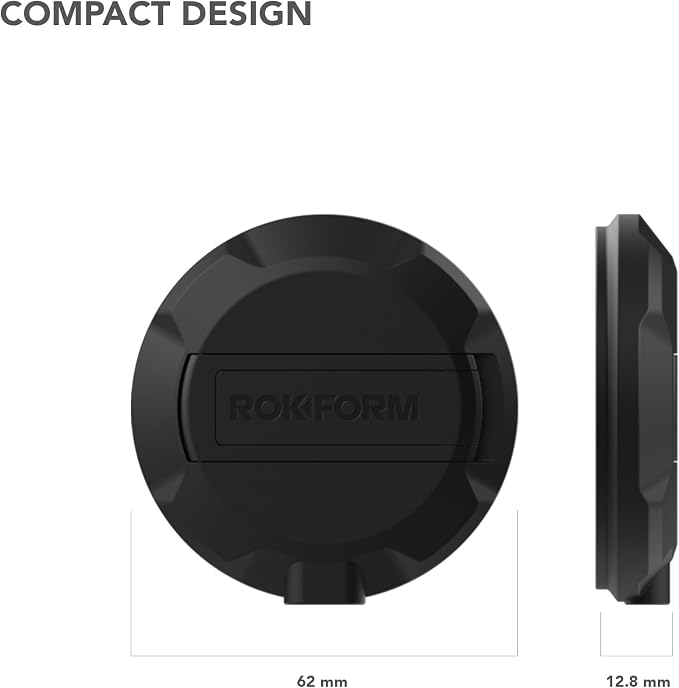 Rokform Magnetic Wireless Charger with Stand Includes USB-C to USB-C Cable | Mag Safe Compatible Specially designed for Rokform Cases