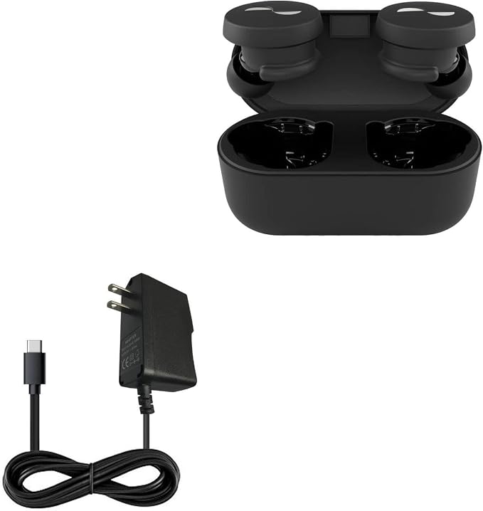 BoxWave Charger Compatible with Nura True - Wall Charger Direct (15W) Rapid Charge Your Device with Built-in 3ft Cable