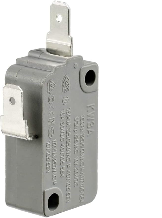 BOJACK Microwave Oven Door Switch KW3A 16A 125/250 V Door Interloc (Pack of 2 pcs Normally Close Switchs)