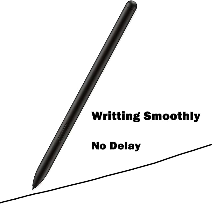 Galaxy Tab S11 Ultra S Pen Replacement for Samsung Galaxy Tab S11 Stylus Pen Replacement withoutBluetooth for Samsung Galaxy Tab S11 Pen+Free 5 Tips+1 Tweezer (Black)