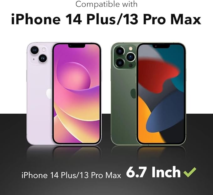 ZAGG InvisibleShield Glass XTR2 Screen Protector for iPhone 13 pro max and 14 Plus - Maximum Impact Protection Anti-Reflective Anti-Dust Edge-to-Edge Blue Light Filter Easy Install