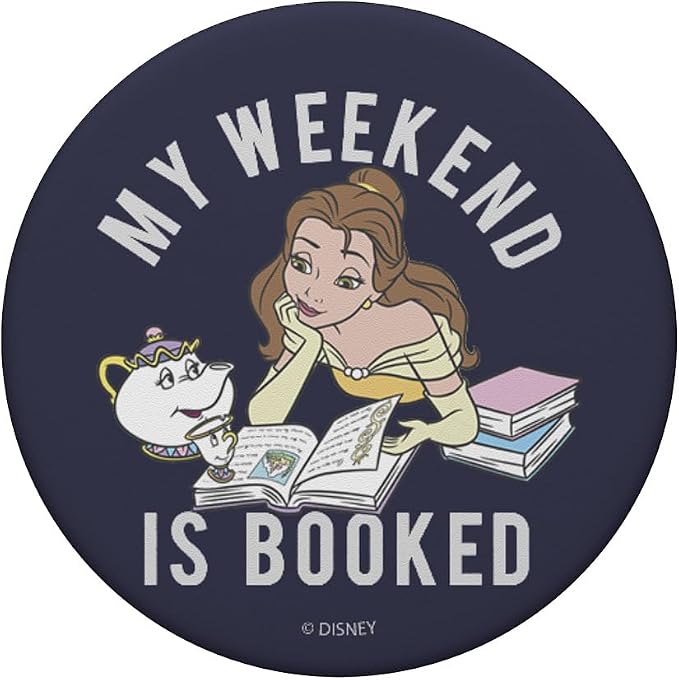 Disney Beauty and The Beast Belle My Weekend is Booked PopSockets Adhesive PopGrip