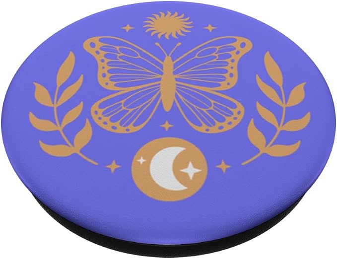 PopSockets Celestial Phone Grip - Twilight Butterfly PopSockets PopWallet for MagSafe