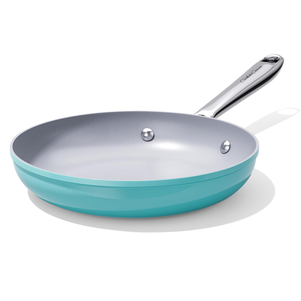 CookinCraze Premium Ceramic Frying Pan, 10 Inch Nonstick Skillet