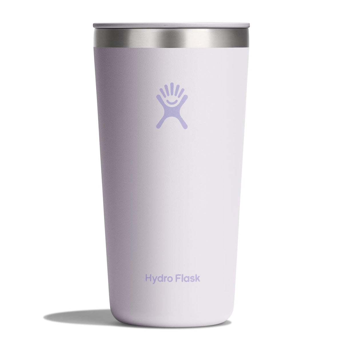 Hydro Flask All Around Tumbler Press-In Lid, Insulated Travel Mug, Stainless Steel Coffee Cup 20 Oz Cloud Pink