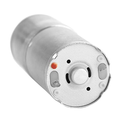 25mm DC 12V 25GA-370 Metal Gear Motor for Electronic Locks Robots Electric Curtains Low Speed High Quiet Construction Pure Copper Coil