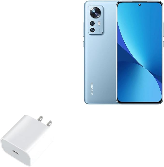 BoxWave Charger Compatible with Xiaomi 12X - PD GAN miniCube (30W) 30W Tiny PD GAN Type-C Wall Charger - Winter White