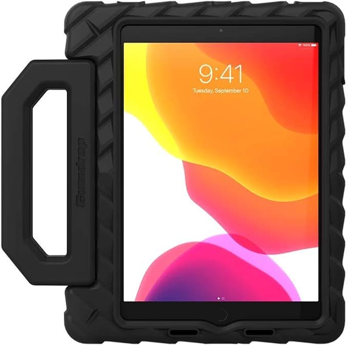 Gumdrop FoamTech Rugged case Fits Apple iPad 11th Generation (A16) &amp 10th Gen 10.9 inch Drop Tested Cover - Black