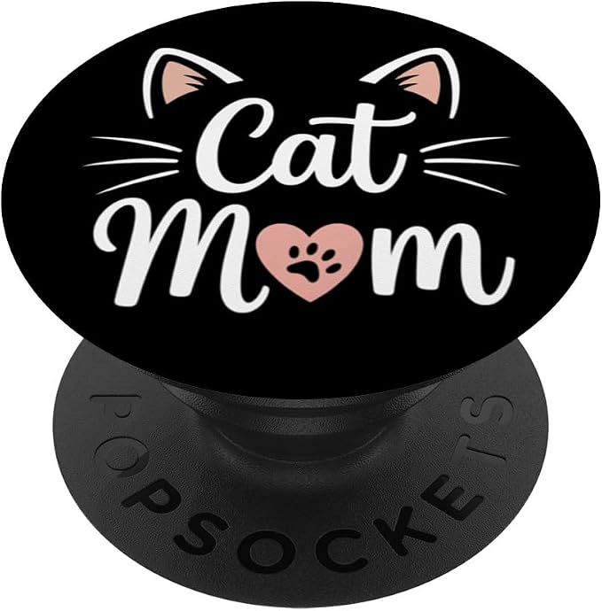 Cat Mom I Love Cat Cat Mom Great Classic Idea For Mom PopSockets PopGrip for MagSafe