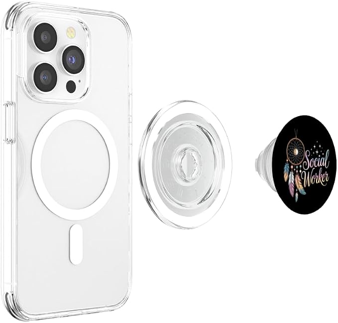 Social Worker Social Workering Social Work PopSockets Adhesive PopGrip