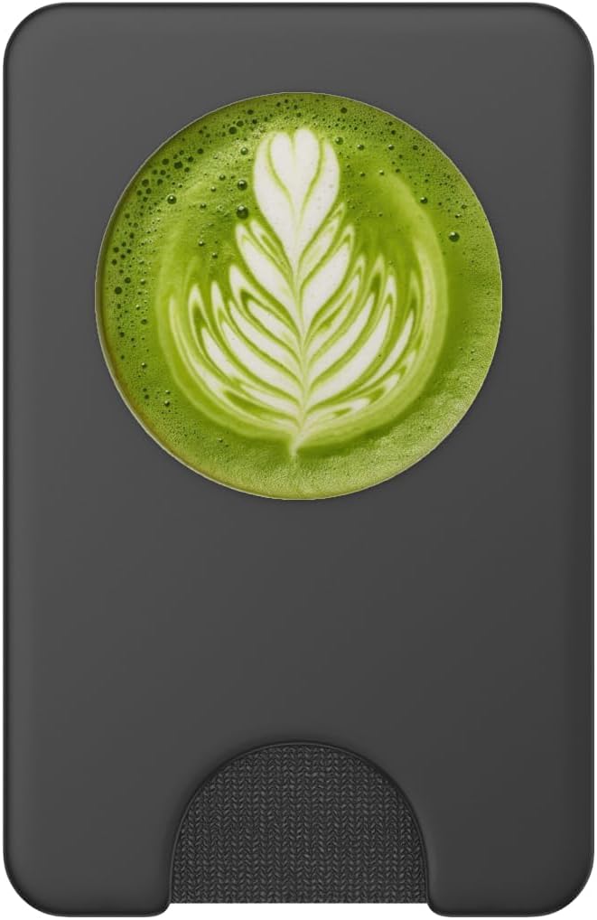 Matcha Tea Latte Art Caffeine Lovers Coffee PopSockets PopGrip for MagSafe