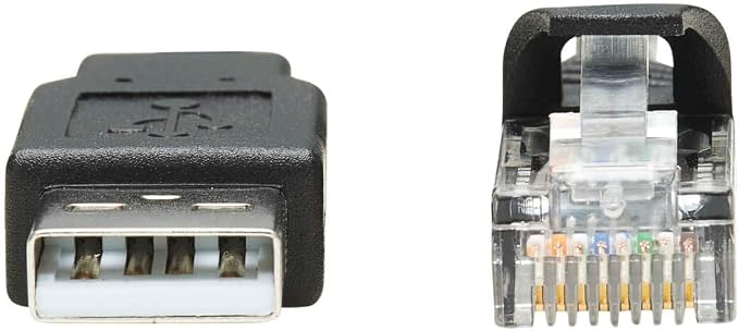 Tripp Lite USB-A to RJ45 Rollover Console Cable Cisco Compatible M/6ft (U009-006-RJ45-X)