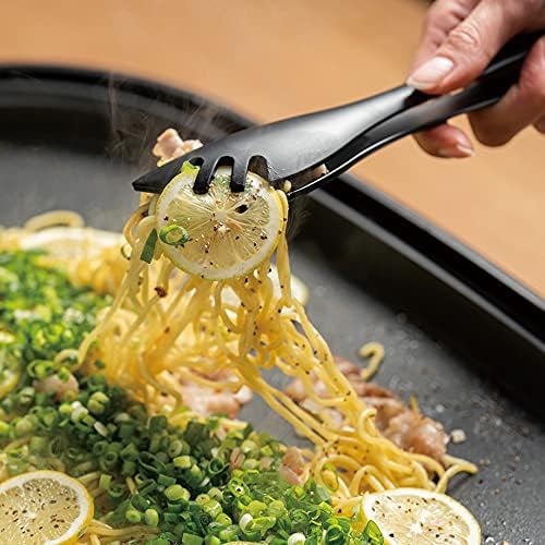 Seki Japan Pasta Tong 8.3" Short Nylon Tong Heat Resistant to 356F Cooking