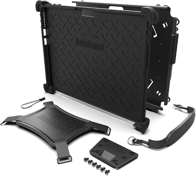 Ultra Rugged Standard Case for Microsoft Surface Pro 9 – Also Work with Surface Pro 10 – Heavy Duty Tablet Case – Briefcase Handle Hand Strap Keyboard Compatible Fully Protective Case