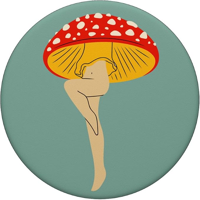 PopSockets Phone Grip – Mushroom PopSocket - Shroom Lady PopSockets PopGrip for MagSafe