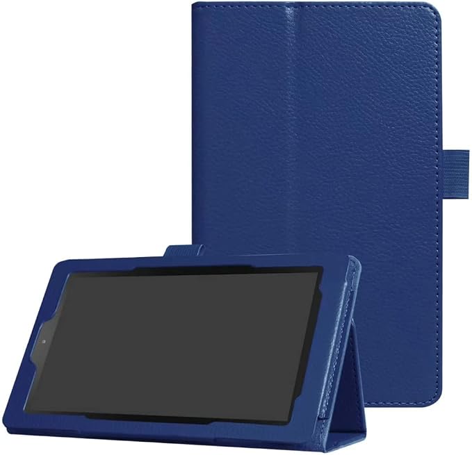 Tablet Cover for Amazon Kindle Fire 7 5th Generation(Model:SV98LN2015 Release)Ultra Slim Folio Stand Lightweight Leather Case for Kindle Fire HD7 5th Gen 7 (Li-Brown)