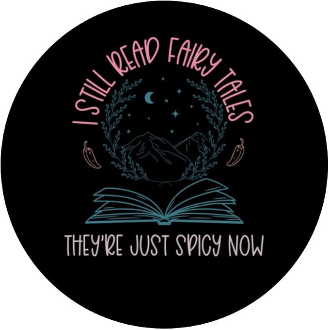 Spicy Book Lover Women Who Love to Read Romance Fantasy PopSockets PopGrip for MagSafe