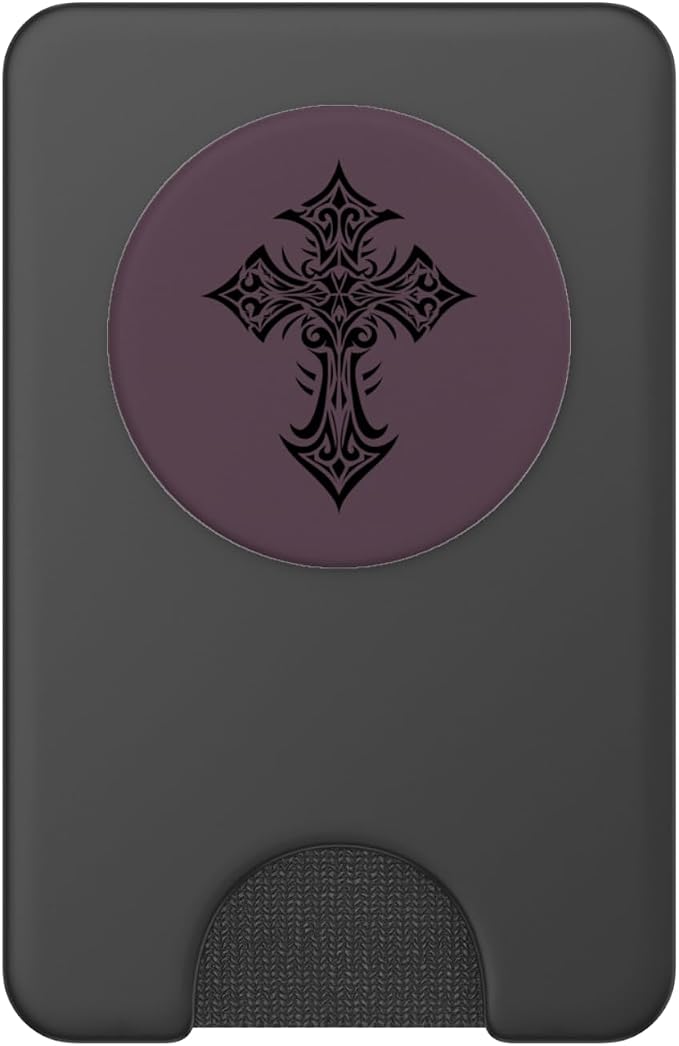 Gothic Aesthetic Grunge Cross Gothic Emo PopSockets PopWallet for MagSafe