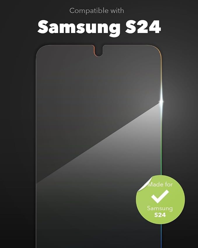 ZAGG InvisibleShield Fusion Samsung Galaxy S24 Ultra Screen Protector - Flexible Hybrid Protection Unbreakable Polymer High-Definition Clarity Eco-Friendly Biometric Tech Compatible