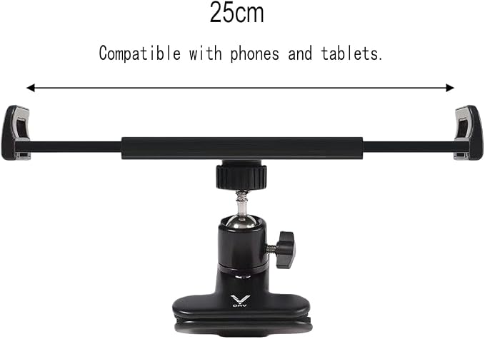360-Degree Rotating Drawing Stand Adjustable Tablet and Phone Holder Mount for Artists Black Professional Sketching and Tracing Support
