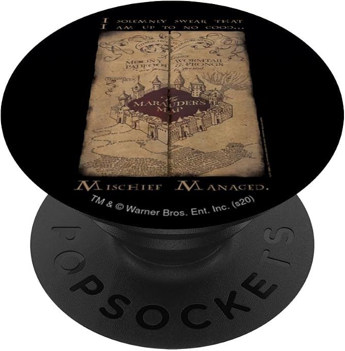 Harry Potter Marauder's Map Words PopSockets Adhesive PopGrip