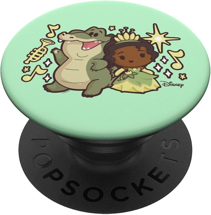 Disney Princess - Tiana and Louis The Alligator PopSockets PopGrip for MagSafe