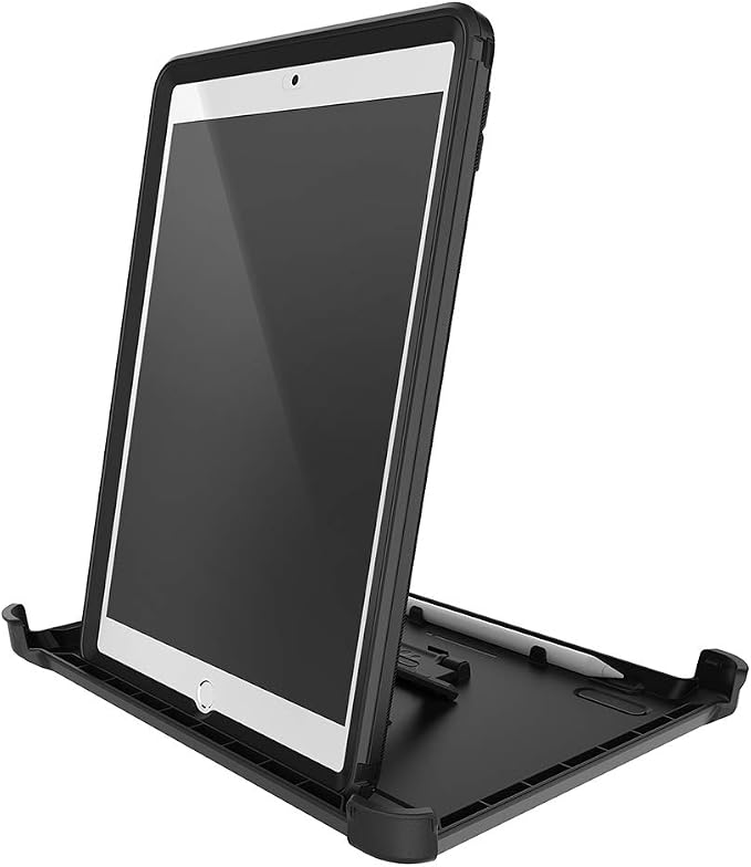 OtterBox Defender Series Case for iPad 7th 8th &amp 9th Gen (10.2 Display - 2019 2020 &amp 2021 Version) - Non-Retail/Ships in Polybag - Black Rugged Durable Multi-Layer Protection