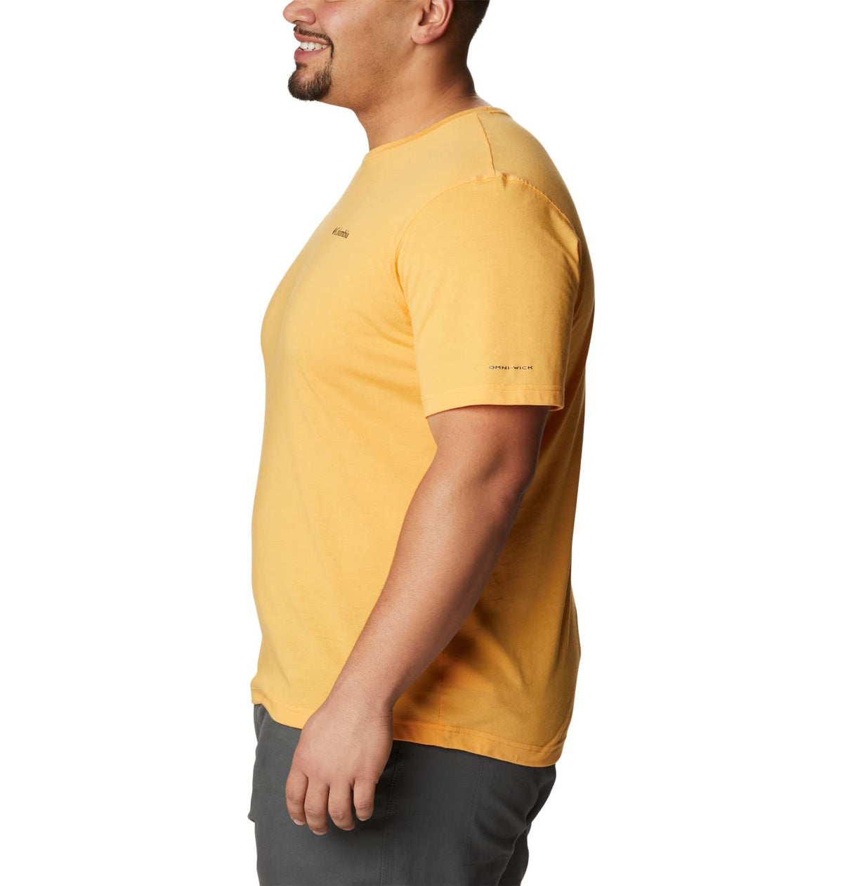 Columbia Men's Thistletown Hills Short Sleeve, Mango Heather, Medium